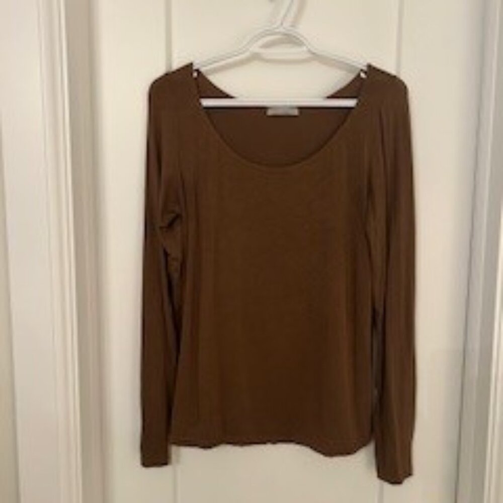 Sarah Pacini long sleeve crew shirt